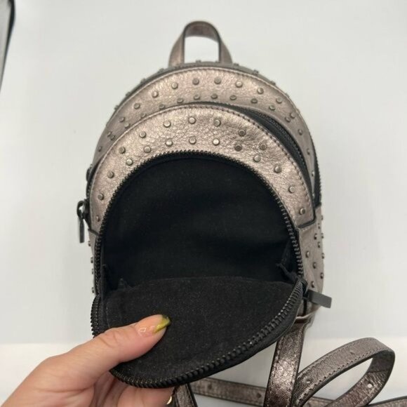 KENDALL + KYLIE Sloane Nano Studded Backpack Metallic Finish main image 4